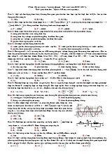 Đề thi học kì I Vật lí lớp 12 - Năm học 2016-2017 - Trường THPT chuyên Đại học Vinh